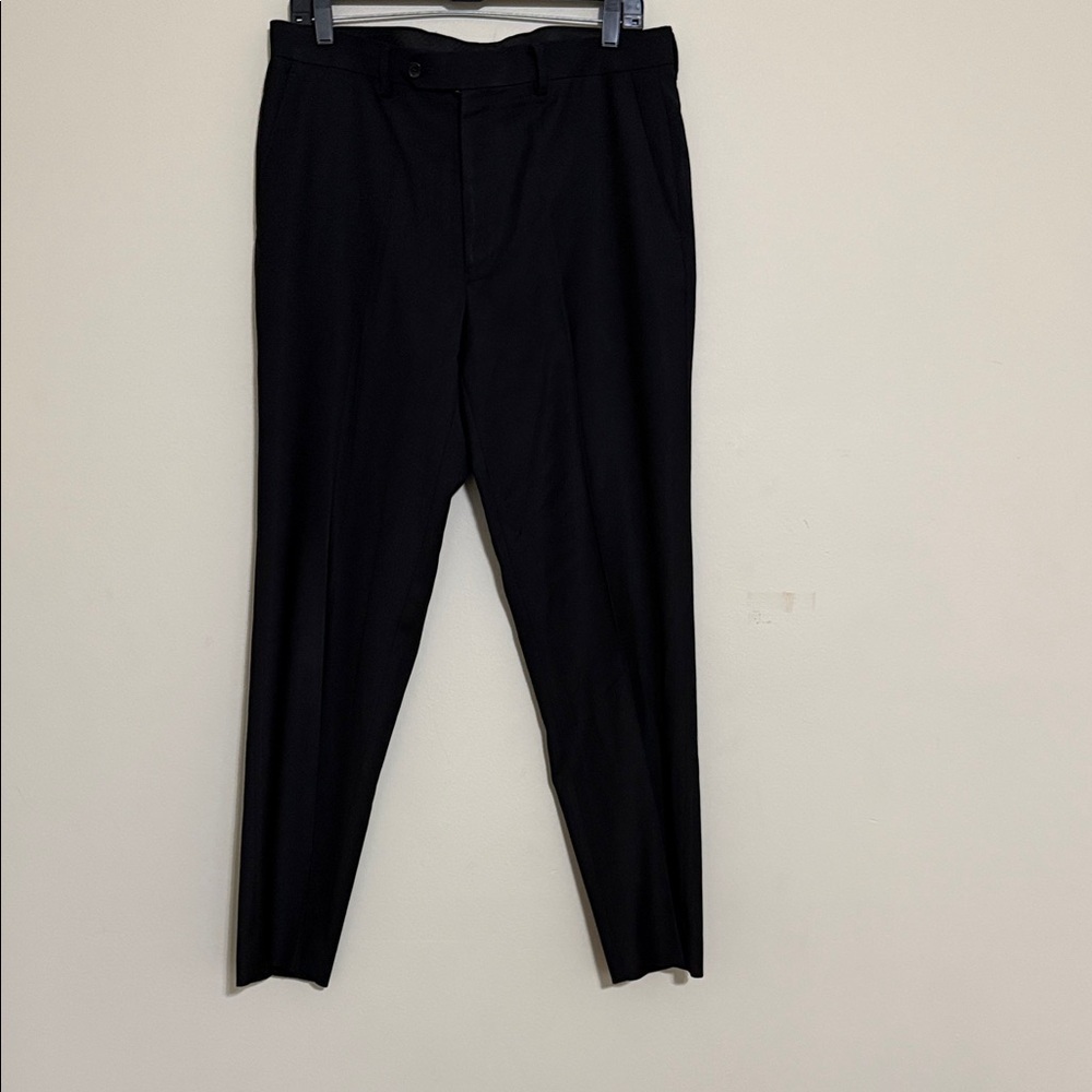 Lauren Ralph Lauren Men's Black Dress Pants wool casual office luxury soft 34X32